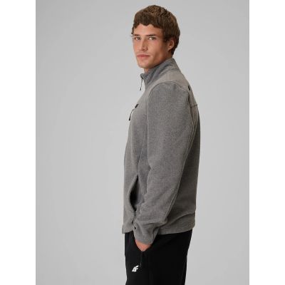 4. Herren-Fleecejacke in Standardgröße mit Stehkragen, Größe 4F 4FRAW26TFLEM542-24M