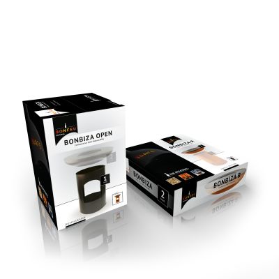 15. BF Bonbiza XL Offene rostige Gartenfeuerstelle