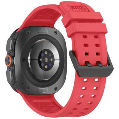 2. Tech-Protect Silikon-Air-Armband für Samsung Galaxy Watch Ultra 47 mm – Rot