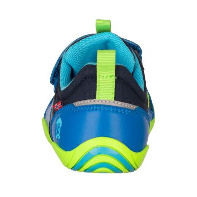 5. Trollkids Skaland Barfuß-Wanderschuhe Marineblau/Mittelblau/Vipergrün