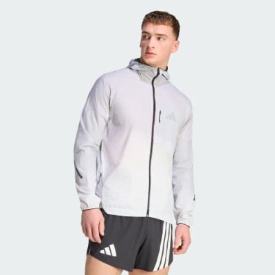 Laufjacke adidas TERREX Xperior CLIMA365 Light Windweave Jacket – black/white, Größe: XL