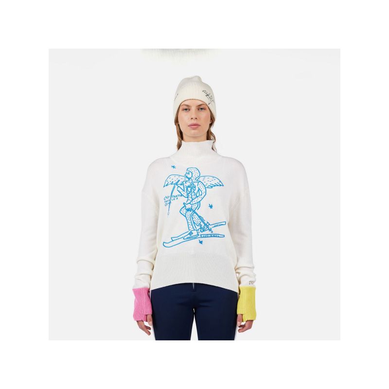 ROSSIGNOL W JCC LINA Damenpullover weiß