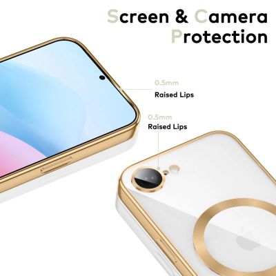 2. Tech-Protect MagFlex MagSafe Hülle für iPhone 16e / 17e – Gold