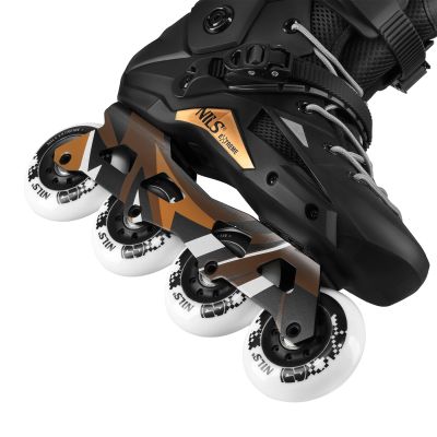 7. NA1601 SLALOM ROLLER SKATES SLAYD BLACK GRÖSSE 39 NILS EXTREME