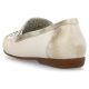 28. Rieker W RKR658 bequeme Leder-Lochschuhe, beige