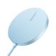 7. Baseus Simple Mini3 magnetisches Ladegerät MagSafe Qi 15W blau