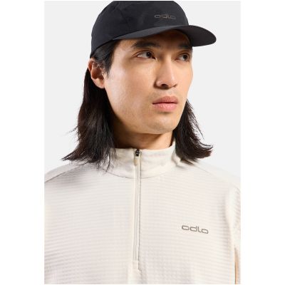 6. Herren-Pullover mit Stehkragen Odlo Mid Layer 1/2 Zip ESSENTIAL THERMAL, beige