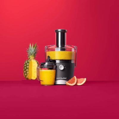 7. NutriBullet NBJ100G Entsafter, Grau, 1,5 l, 0,8 l, Rotationsaufsatz, Kunststoff, Edelstahl, 800 W