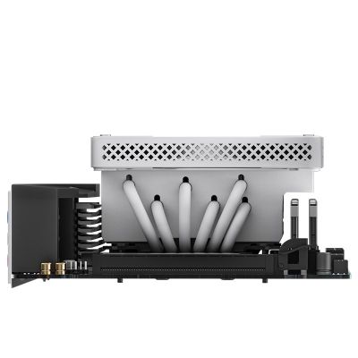 12. Jonsbo HX6200D Prozessor-Luftkühler 12 cm Weiß 1 Stück.