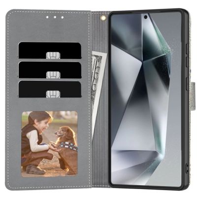 2. Tech-Protect Wallet Case für Samsung Galaxy A56 5G - Weiße Gänseblümchen