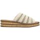 10. Beige Keilsandalen für Damen Rieker 629X8-60
