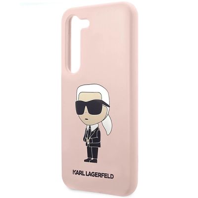 6. Karl Lagerfeld KLHCS23SSNIKBCP S23 S911 Hardcase pink/pink Silikon Ikonik