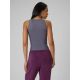2. Ärmelloses, schmal geschnittenes Damen-T-Shirt, einfarbig, Größe 4F 4FRSS26TSLEF319-24S