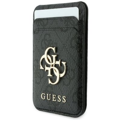 8. Guess 4G MagSafe-Wallet-Case für iPhone 18 Pro / 17 Pro – Schwarz
