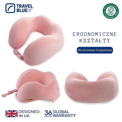 6. TRAVEL BLUE MEMORY-FOAM-REISEKISSEN TRANQUILITY, ROSA