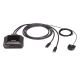 ATEN US3312-AT KVM-Switch Schwarz