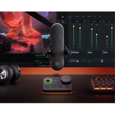 8. SteelSeries Alias Pro Mikrofon