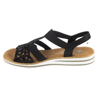 2. Rieker Sandalen V0646-00 Schwarz 36