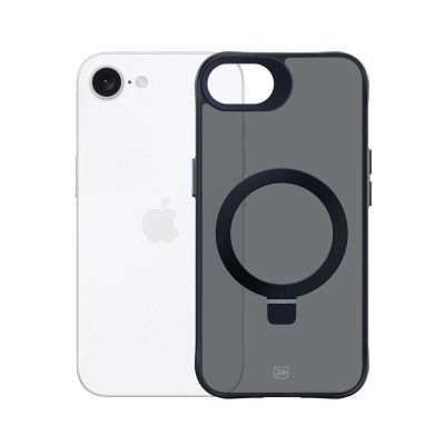 3. 3mk Smoke Case Mag&Stand für Apple iPhone 16E - schwarz