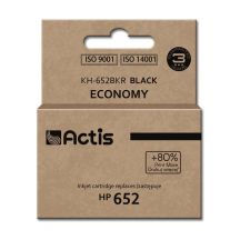 Actis KH-652BKR Tintenpatrone (ersetzt HP 652 F6V25AE; Standard; 15 ml; 650 Seiten, Schwarz)