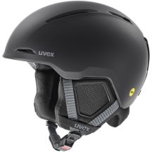Skihelm UVEX Monte LT MIPS 59–63 cm schwarz matt