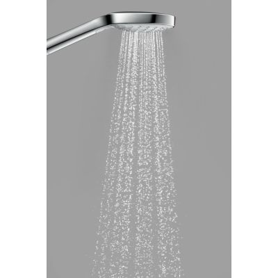 4. Hansgrohe Croma Select E Handbrause Chrom, Weiß