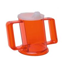Roter Becher für Behinderte