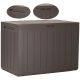 10. Gartenbox 190L Brauner Karton