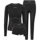 13. Damen-Thermounterwäsche Viking Base Layer Etna 2.0 Set – black/purple Größe: S