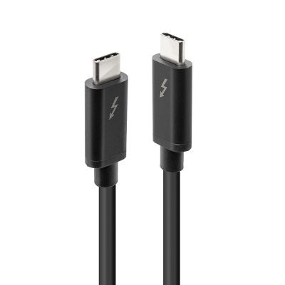 Lindy 41557 Thunderbolt-Kabel 2 m 20 Gbit/s Schwarz