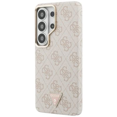 2. Guess 4G Triangle Logo MagSafe Hülle für Samsung Galaxy S26 Ultra – Pink