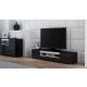 TV-Schrank VIVA 180 schwarz/glänzend schwarz+weiß