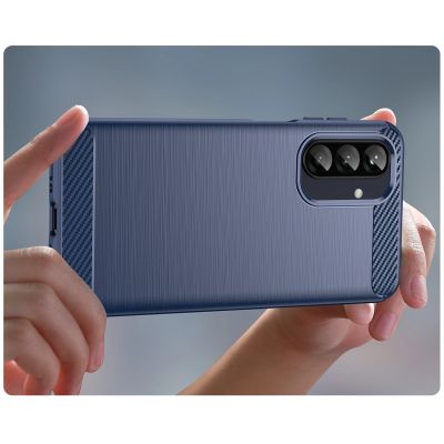 5. Carbon Case für Samsung Galaxy A26 - Blau