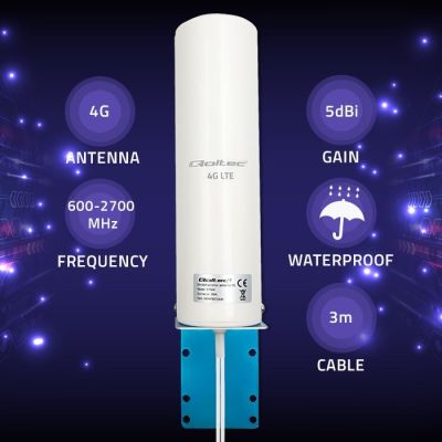 2. QOLTEC 4G LTE Dualantenne | 5 dBi | Rundstrahler | Extern