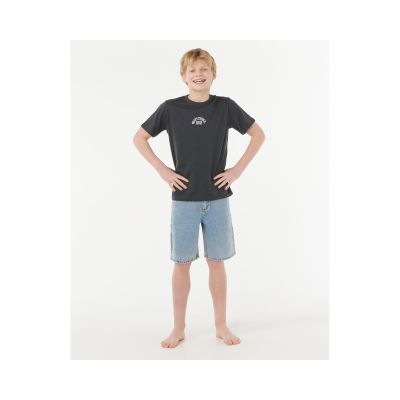 4. RIP CURL TROPIC DAZE ART TEE -JUNGE schwarz