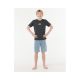 4. RIP CURL TROPIC DAZE ART TEE -JUNGE schwarz