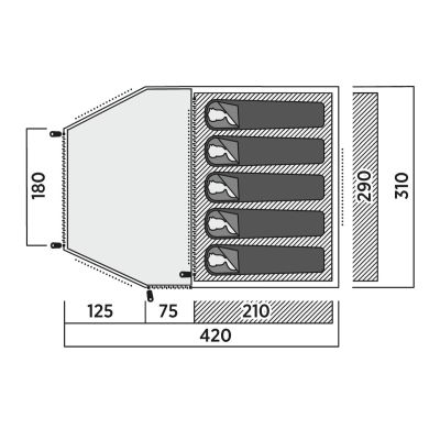 6. Easy Camp Kinn 5 5-Personen-Zelt