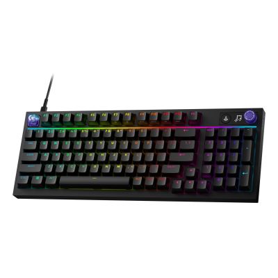 4. Logitech G G316 X 98 Gaming-Tastatur USB QWERTZ Englisch Schwarz