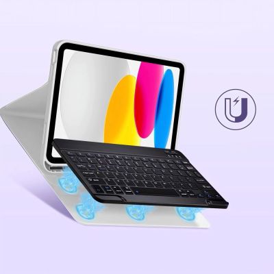 6. Tech-Protect SC Pen + Tastaturhülle für iPad 10,9" 2022 (10. Gen.) / 11" 2025 (11. Gen.) – Grau