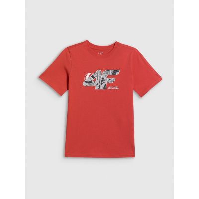 6. Jungen-T-Shirt mit Print im Regular Fit 4F 4FJRAW26TTSHM4349-062S