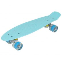 Plastik-Skateboard 22" Led Enero blau 1007366