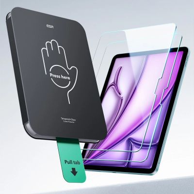 4. ESR UltraFit Panzerglas 2er-Pack für iPad Air 11" 6 / 7 (2024 / 2025)