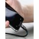 9. Baseus CATLKLF-G1 Lightning – USB-C PD QC-Kabel 18 W 480 Mbit/s 1 m – Schwarz und Grau