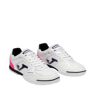 8. Joma Top Flex 2532 Hallenfußballschuhe weiß und schwarz TOPW2532IN
