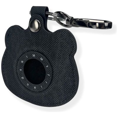 4. Nimmy Big Eyed Pet 2.0 Panda-Hülle für Tracker, Schwarz