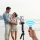 15. Wozinsky WST-360YS Selfie-Stick mit Stativfunktion mit 360° AI Auto Face Tracking Gestensteuerung - Schwarz