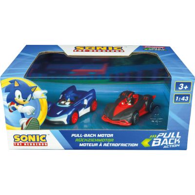 Carrera Pull & Speed Team Sonic Rennwagen - Sonic vs. Shadow Doppelpack