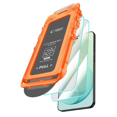2. Tech-Protect Quick Set+ 2er-Pack gehärtetes Glas für Samsung Galaxy S26 FE