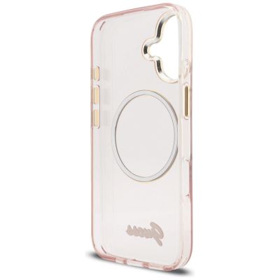 7. Guess IML Script Metal MagSafe Hülle für iPhone 17 - Pink
