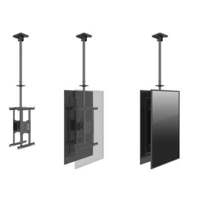 6. TV-Halterung 39"-75"/40kg 2TFT 2Gelenke Neigung sw